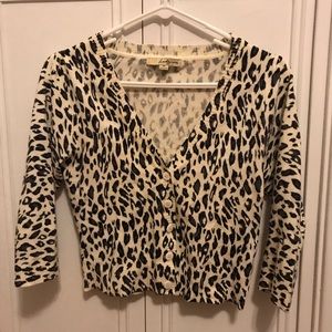 F21 Leopard Print Cardigan